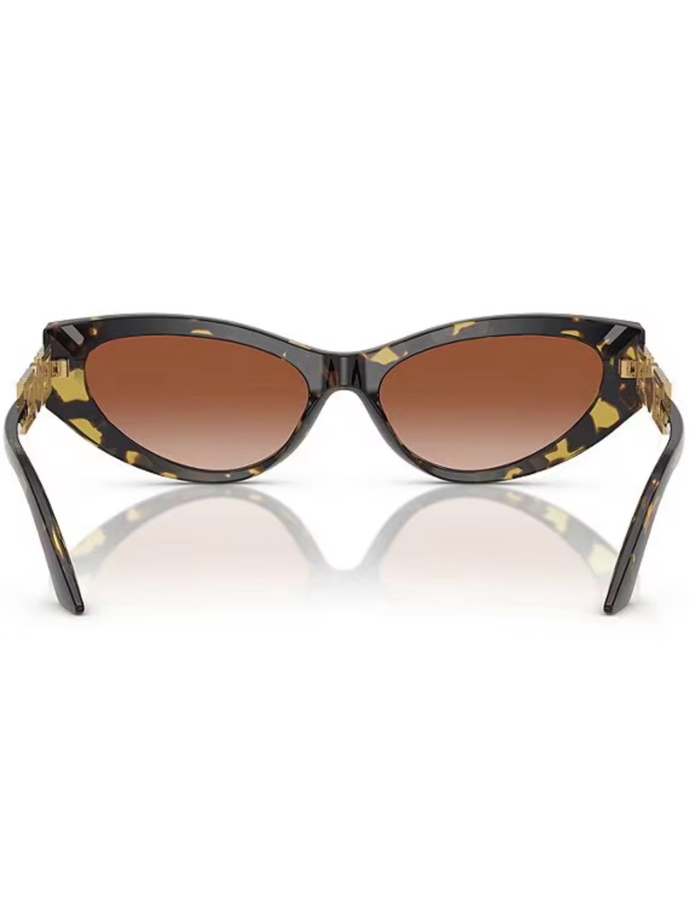 Versace Women’s Tortoiseshell Cat-Eye Sunglasses VE4470B 56/16/140 - Picture 4 of 6